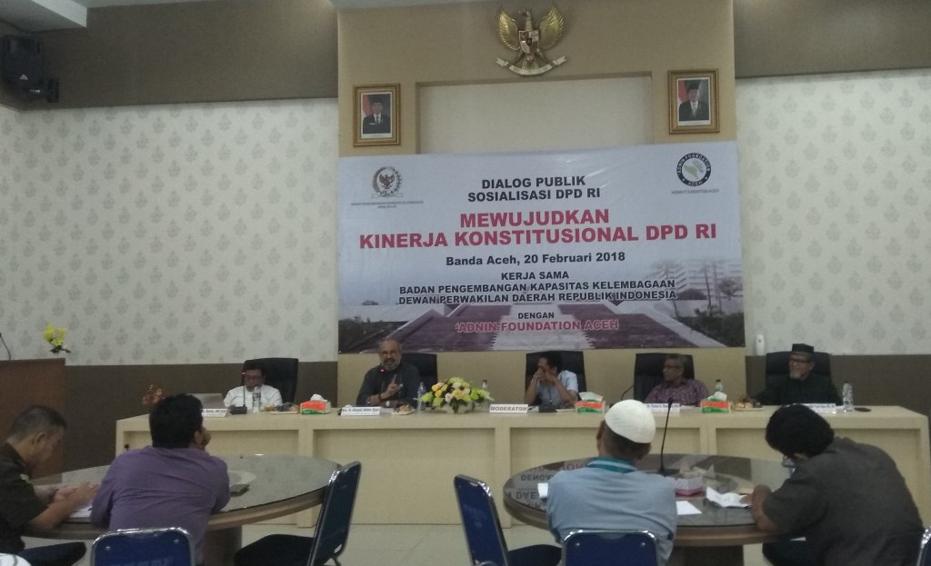 Ghazali Abbas Paparkan Peran dan Fungsi DPD RI  Media Online Aceh